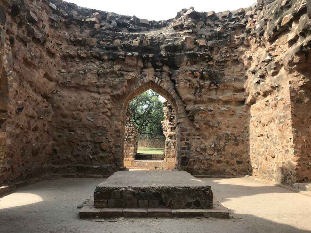all that remains of Alauddin Khilji's Tomb today